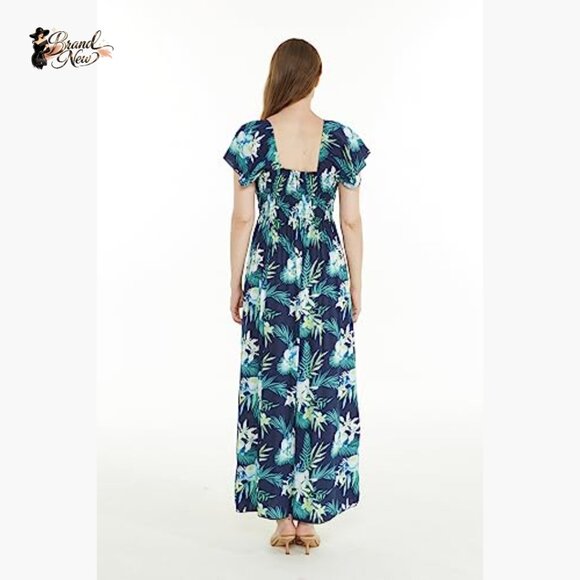 100% Rayon Matching Family Hawaiian Luau Outfits - Picture 3 of 7